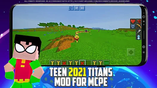 3d Skins Teen Titans For Mcpe Apps On Google Play