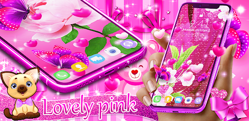 Lovely pink live wallpaper