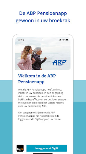 Android application ABP Pensioen screenshort