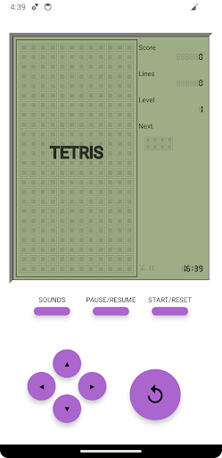 Classic block game - Tetris Screen 3