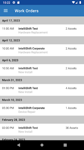 Android application IntelliShift Installer screenshort