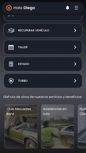 WiCar - Seguridad y Asistencia Screen 2