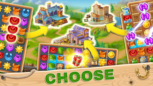 Jewels of the Wild Westu30fbMatch 3 Gems. Puzzle game 1.15.1500 screenshots 12