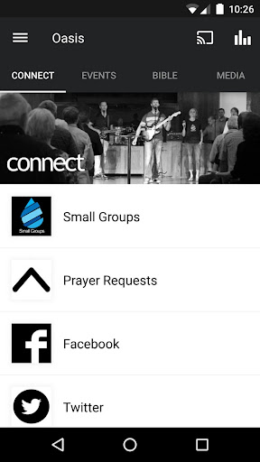 Android application Oasis Church at Hephzibah screenshort