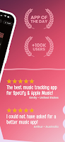 screenshot of musicat: Music, Stats, Reviews