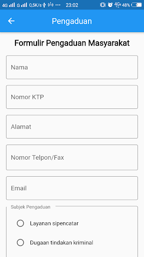 SIPP - Sistem Informasi Publik Screen 3