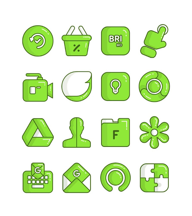 Lime - icon pack - 58 - (Android)