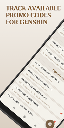 Android application Genshin Helper screenshort