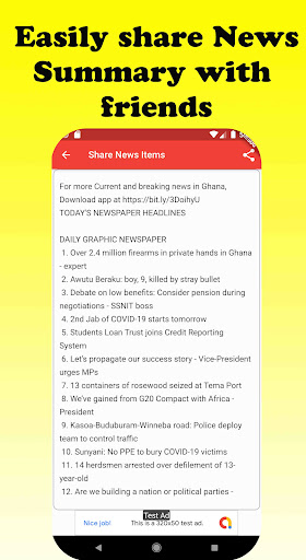 Ghana news papers,newspapers Screen 3