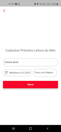 Android application Medidor de Energia screenshort