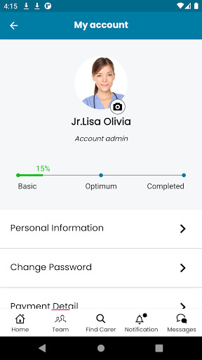 CareMatch for Clients Screen 2