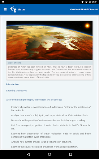 Android application Water screenshort