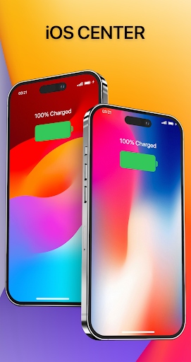 Android application iCenter iOS 16: X - Charging screenshort
