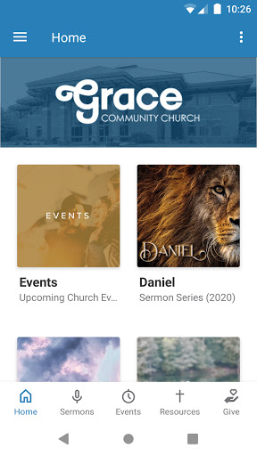 Android application Grace Community Church Ashburn screenshort