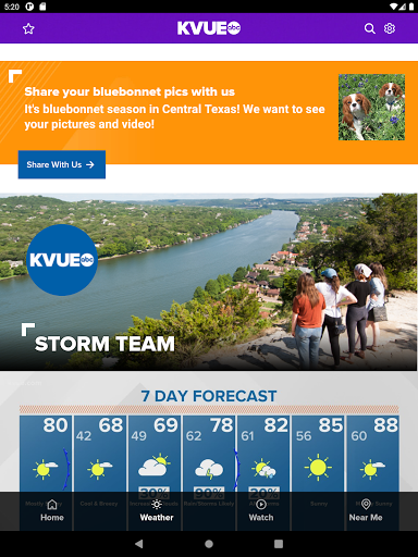 Screenshot of Austin News from KVUE