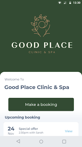 Android application Good Place Clinic & Spa screenshort
