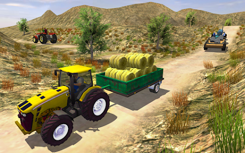 3D Tractor Trolley Farming Sim