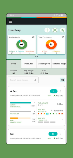 HerdView App Screen 2