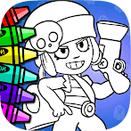 Coloring of Brawl Stars Hero