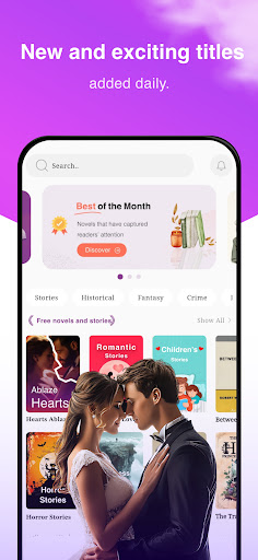 Android application Novpad: Read Books & Stories screenshort