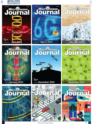 Android application Microwave Journal Magazine screenshort