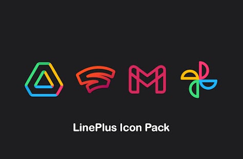 LinePlus Icon Pack Tangkapan layar