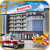 Hospital Building Construction Games City Builder icon