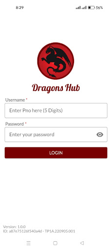 Android application Dragon Hub screenshort