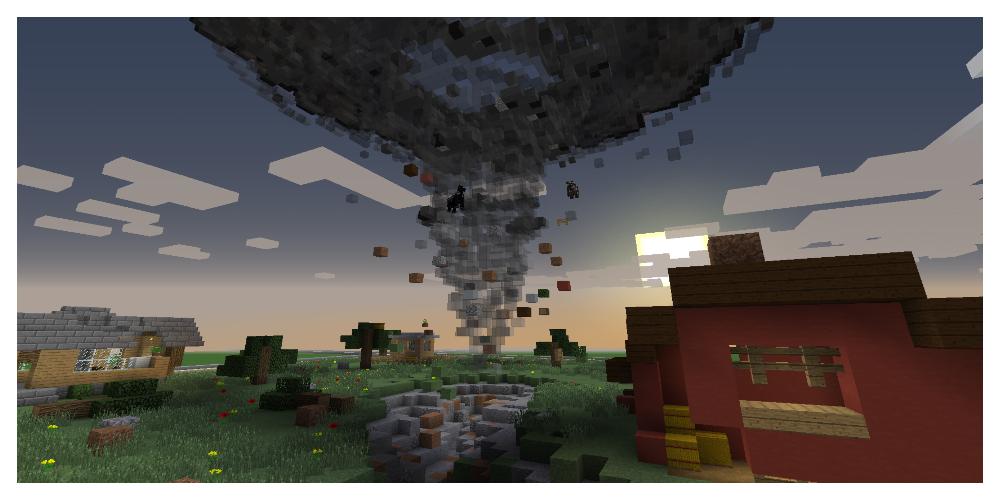 Imágen 2 Mod Tornado For Minecraft PE android