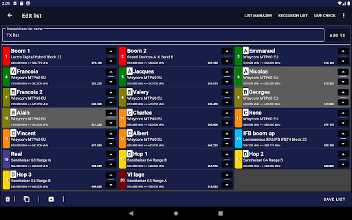 Screenshot of TXAdvance