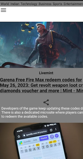Deverse.news Screen 2