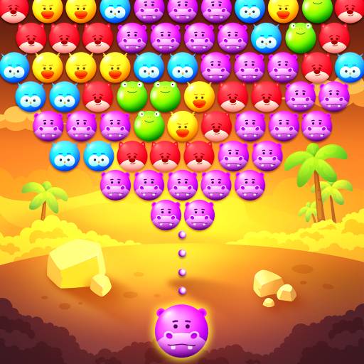 Bubble Shooter Rescue Animal logo