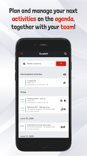 Android application Scarlett screenshort
