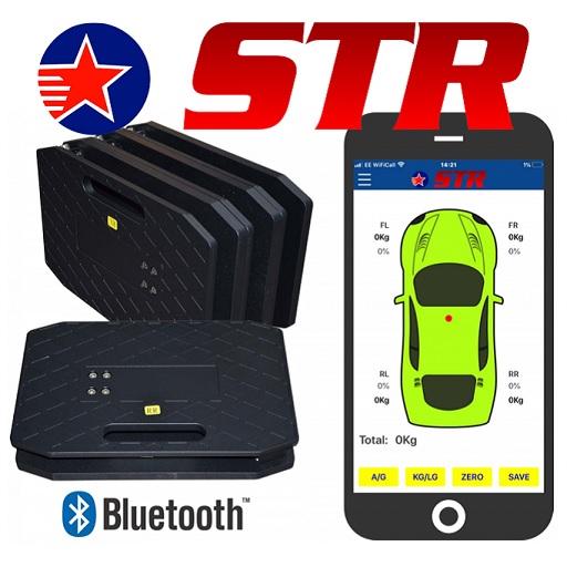 STR RACING PRODUCTS App Scales logo