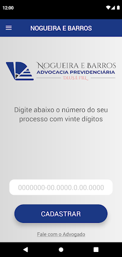 Android application Nogueira e Barros Advocacia screenshort