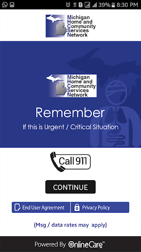 Android application MHCSN Urgent Care screenshort