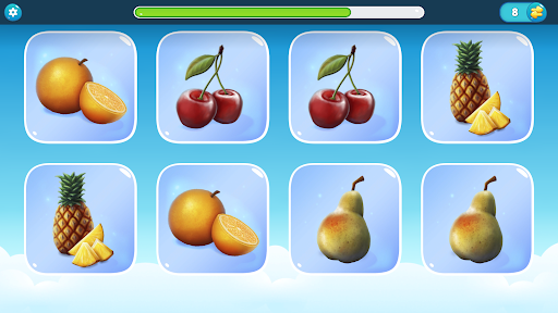 Android application Memory Matching Games for Kids screenshort