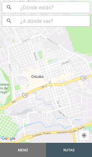 Android application RUTZ: Orizaba screenshort