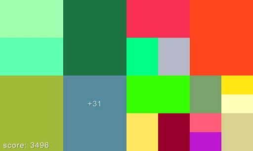 Android application Squares screenshort