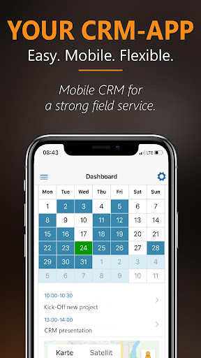 Android application CRM goMobile Pro screenshort