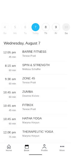 Big Sky Fitness Screen 2