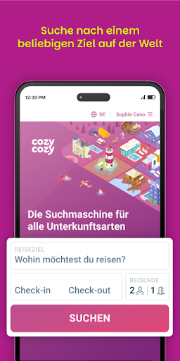 Cozycozy: Alle Unterkünfte screenshot 1