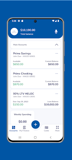 USX FCU Mobile Screen 2