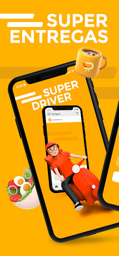 Android application Super Delivery Driver screenshort