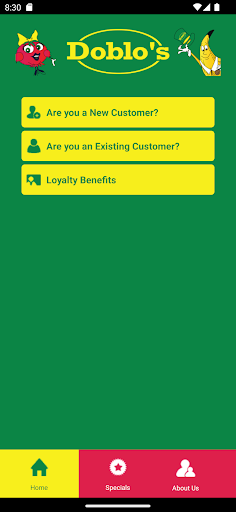 Doblos Farmers Market Screen 2
