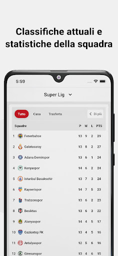 Anteprima dell'app