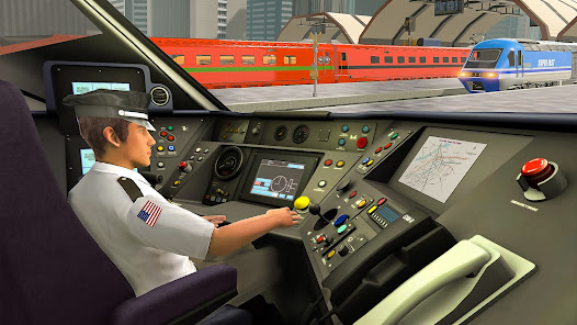 Imágen 7 City Train Driving Simulator android