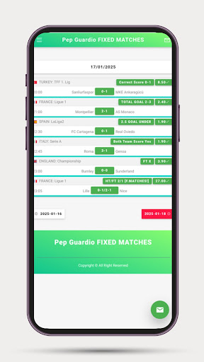 FIXED MATCHES | PEP GUARDIO screenshot 23