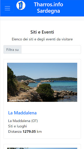 Anteprima dell'app