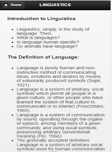 Linguistics Screen 2